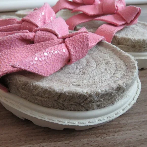 ALEXANDRE BIRMAN Lolita Espadrille Flat Slide Sandals Fresh In Pink - Size US 11 - Picture 10 of 16
